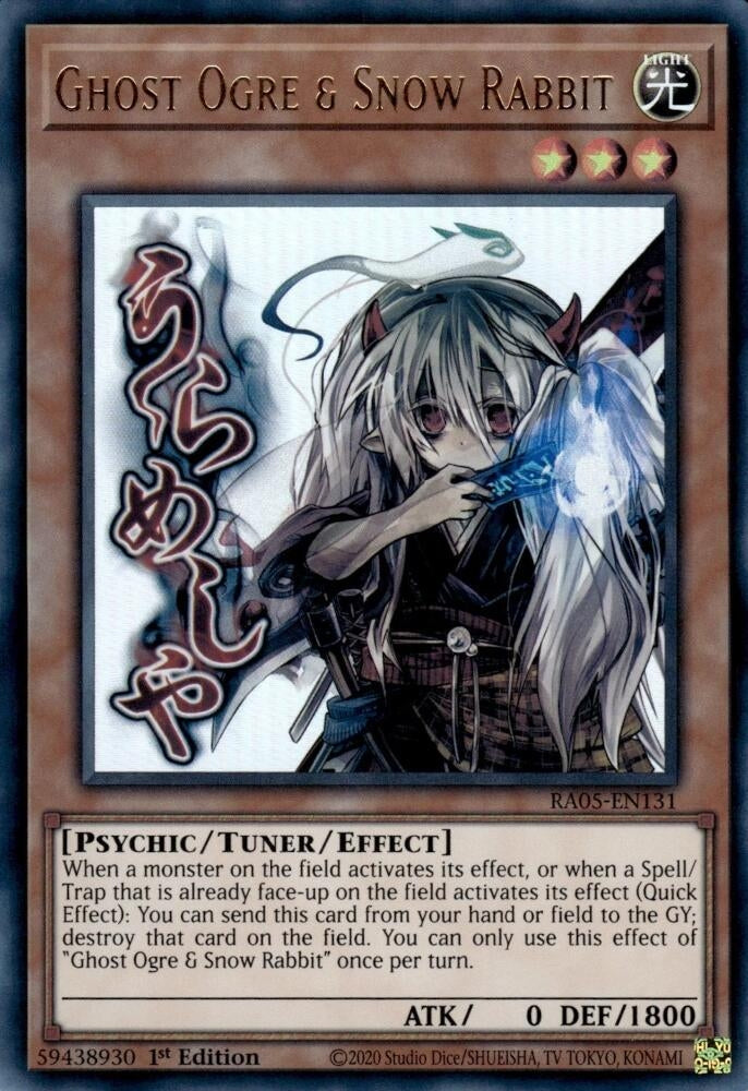 Ghost Ogre & Snow Rabbit (RA05-EN131) Ultra Rare