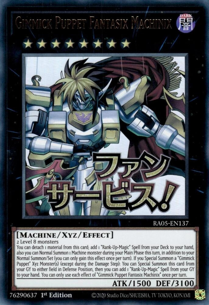 Gimmick Puppet Fantasix Machinix (RA05-EN137) Ultra Rare