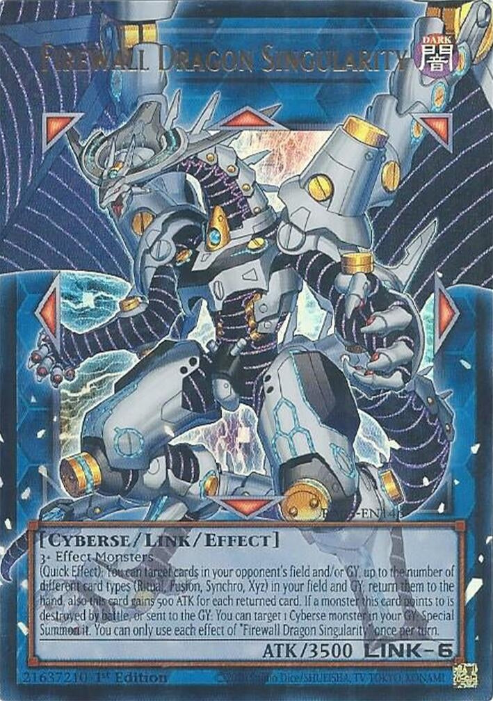 Firewall Dragon Singularity (Extended Art) (RA05-EN146) Ultra Rare