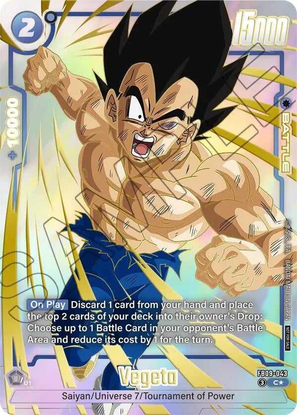 (FB09-043) Vegeta - FB09-043 (Limited Pack 26-27 WAVE1) - Common