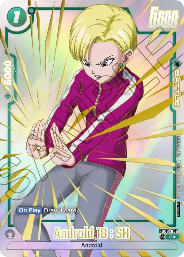 (FB09-056) Android 18 : SH (Limited Pack 26-27 WAVE1) - Common