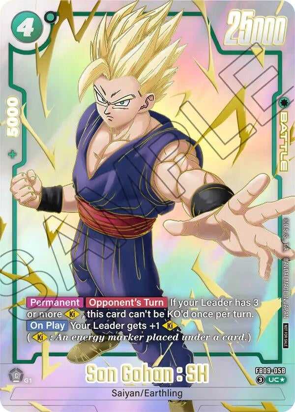 (FB09-058) Son Gohan : SH - FB09-058 (Limited Pack 26-27 WAVE1) - Uncommon