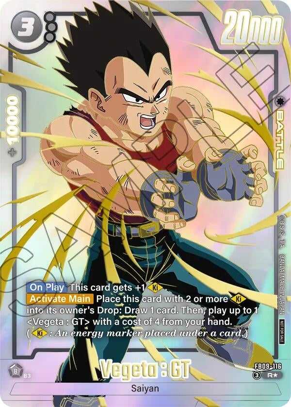 (FB09-116) Vegeta : GT - FB09-116 (Limited Pack 26-27 WAVE1) - Rare