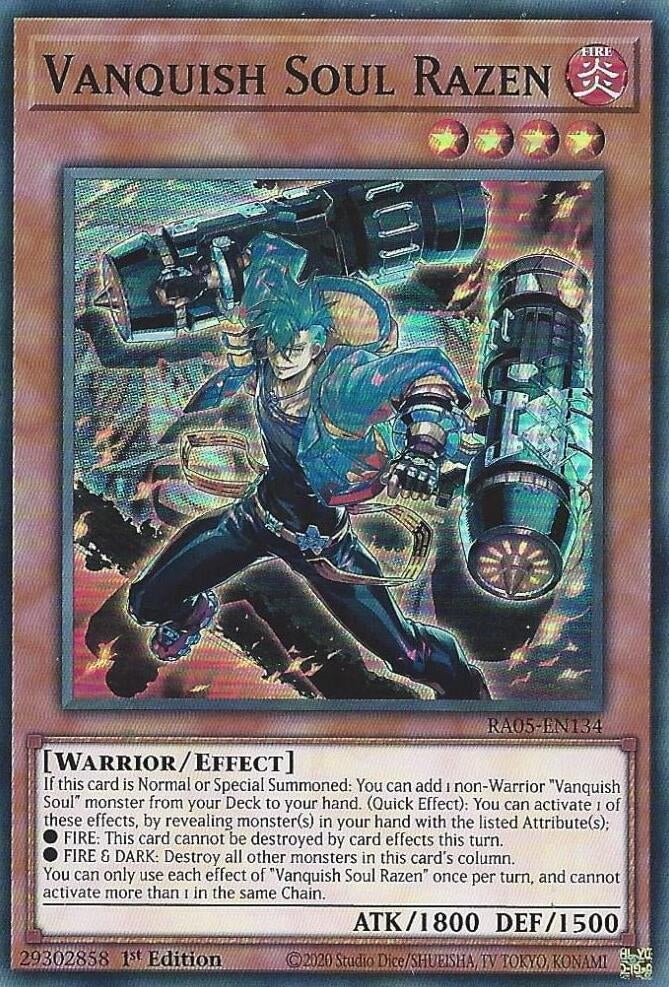 Vanquish Soul Razen (RA05-EN134) Super Rare
