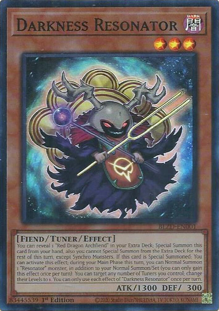 Darkness Resonator (BLZD-EN001) Super Rare