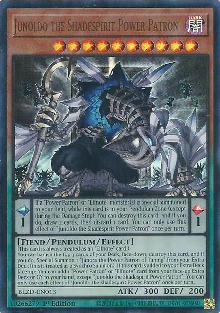 Junoldo the Shadespirit Power Patron (BLZD-EN013) Ultra Rare