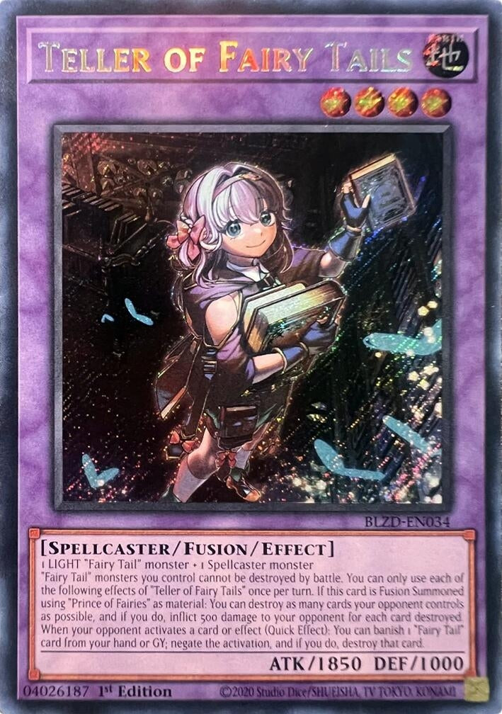 Teller of Fairy Tails (BLZD-EN034) Secret Rare