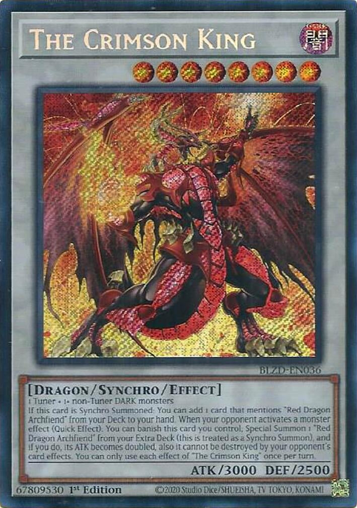 The Crimson King (BLZD-EN036) Secret Rare