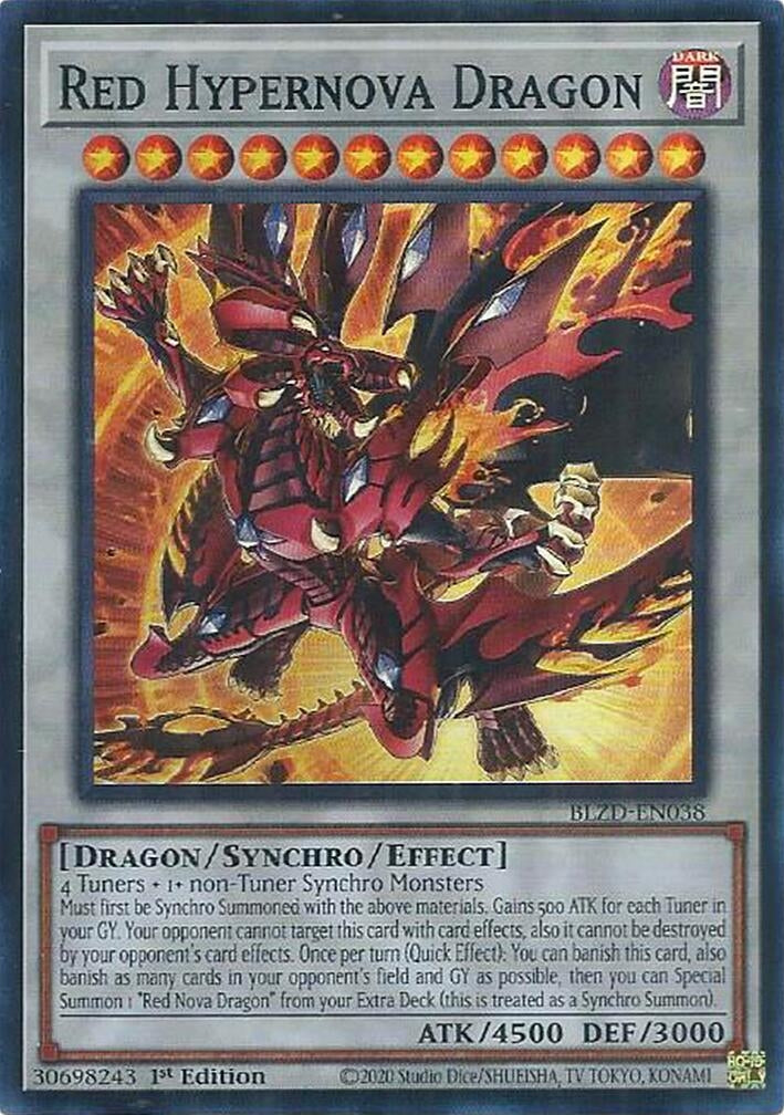 Red Hypernova Dragon (BLZD-EN038) Super Rare