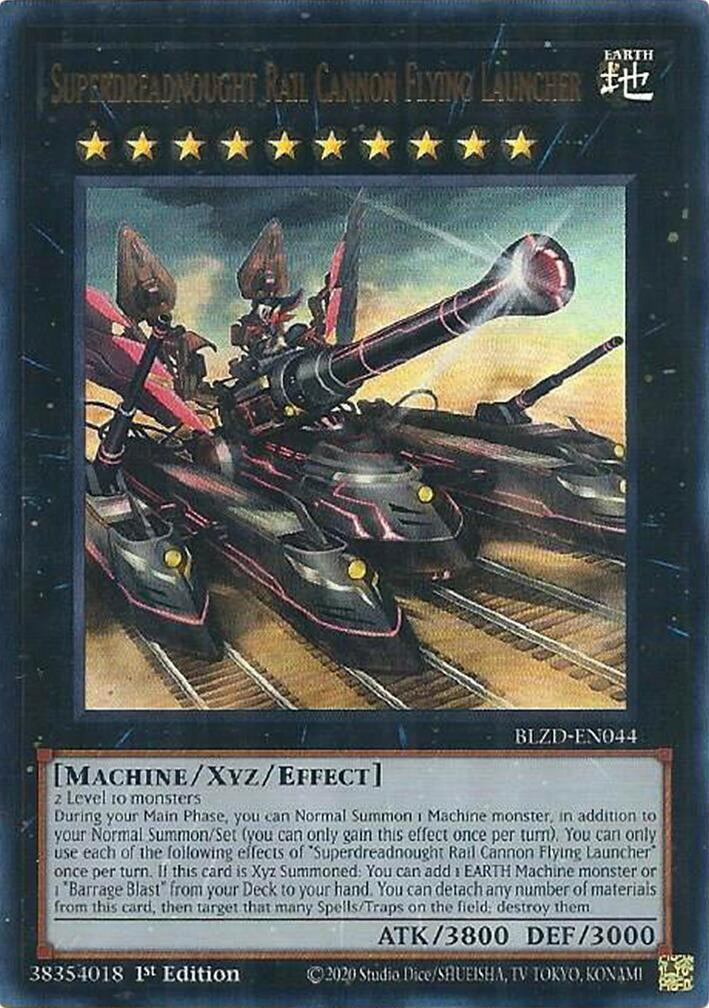 Superdreadnought Rail Cannon Flying Launcher (BLZD-EN044) Ultra Rare