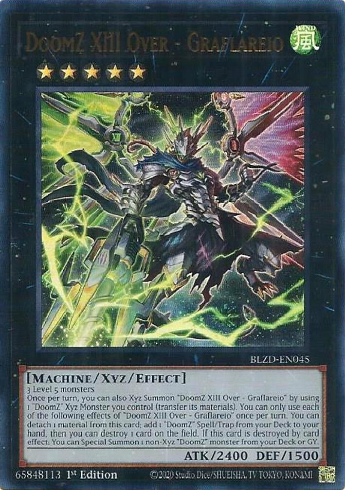 DoomZ XIII Over - Graflareio (BLZD-EN045) Ultra Rare