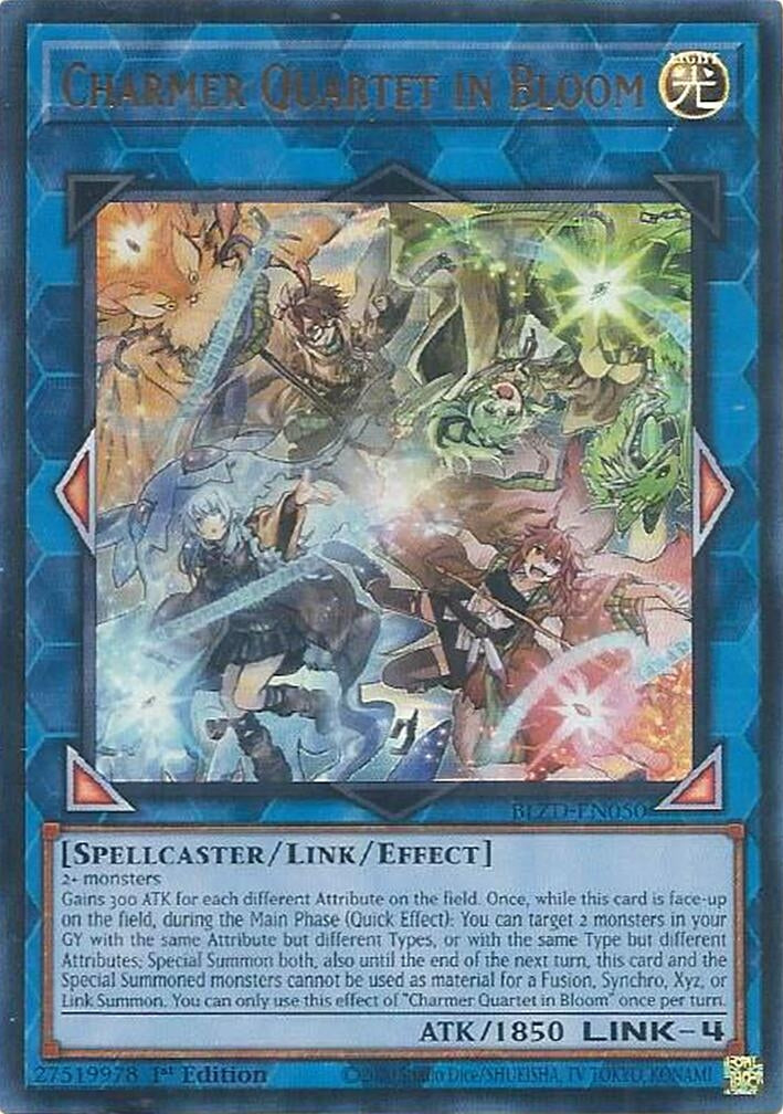 Charmer Quartet in Bloom (BLZD-EN050) Ultra Rare