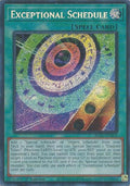 Exceptional Schedule (BLZD-EN054) Secret Rare
