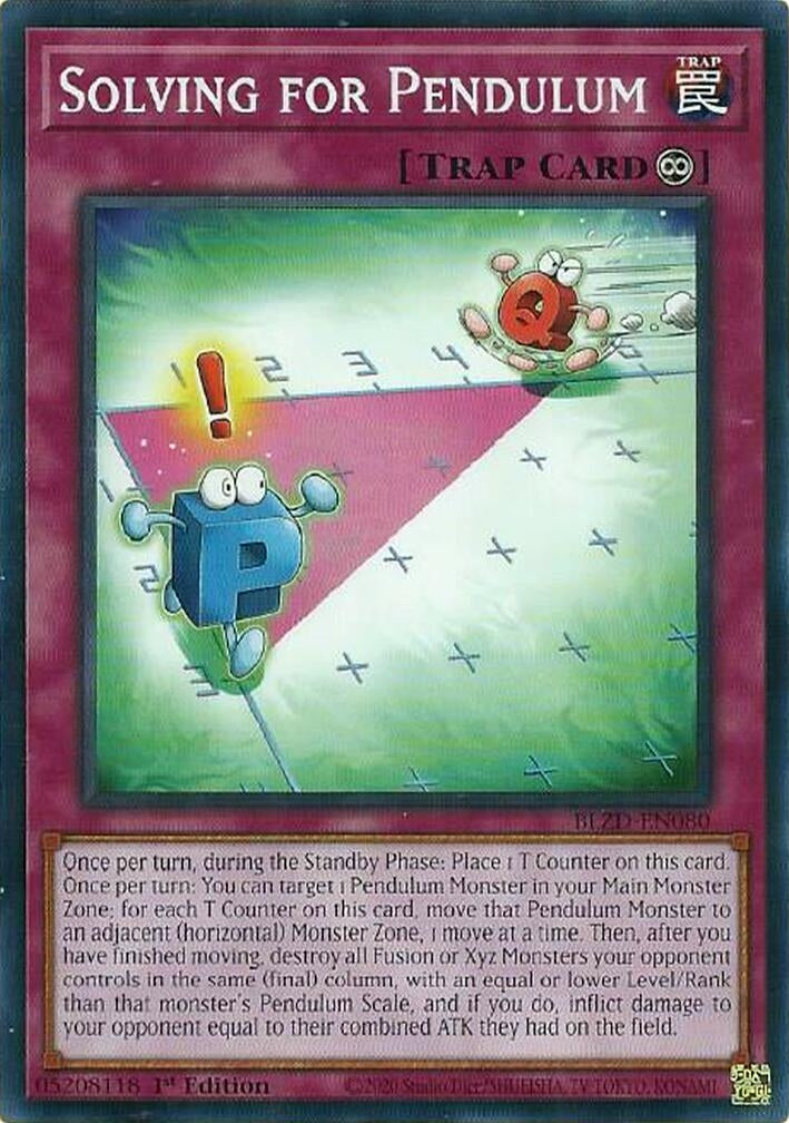 Solving for Pendulum (BLZD-EN080) Common