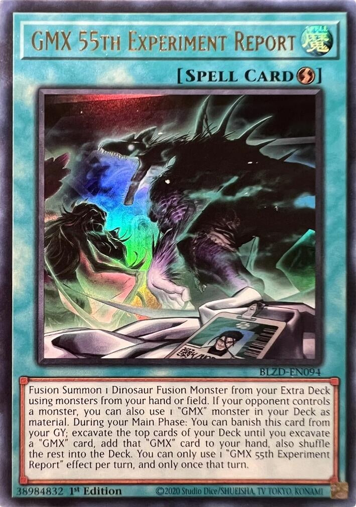 GMX 55th Experiment Report (BLZD-EN094) Ultra Rare
