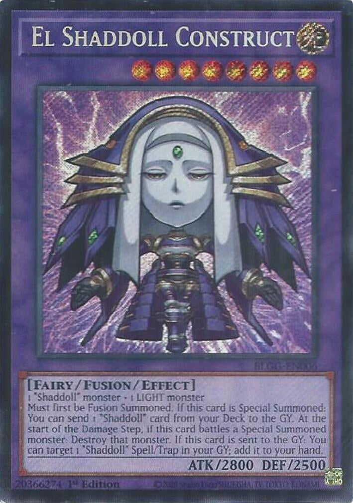 El Shaddoll Construct (BLGG-EN006) Secret Rare [PREORDER - Llegada: 08/07]