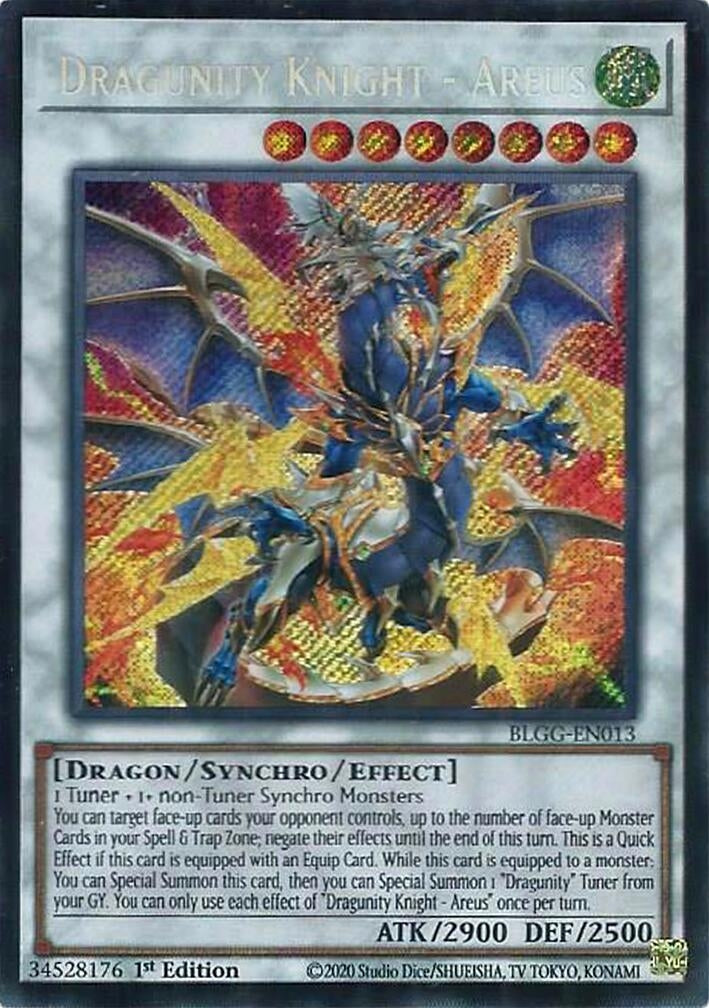 Dragunity Knight - Areus (BLGG-EN013) Secret Rare [PREORDER - Llegada: 08/07]