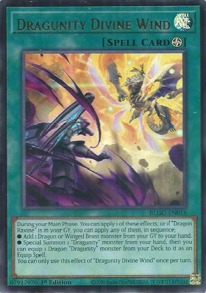 Dragunity Divine Wind (BLGG-EN015) Ultra Rare [PREORDER - Llegada: 08/07]