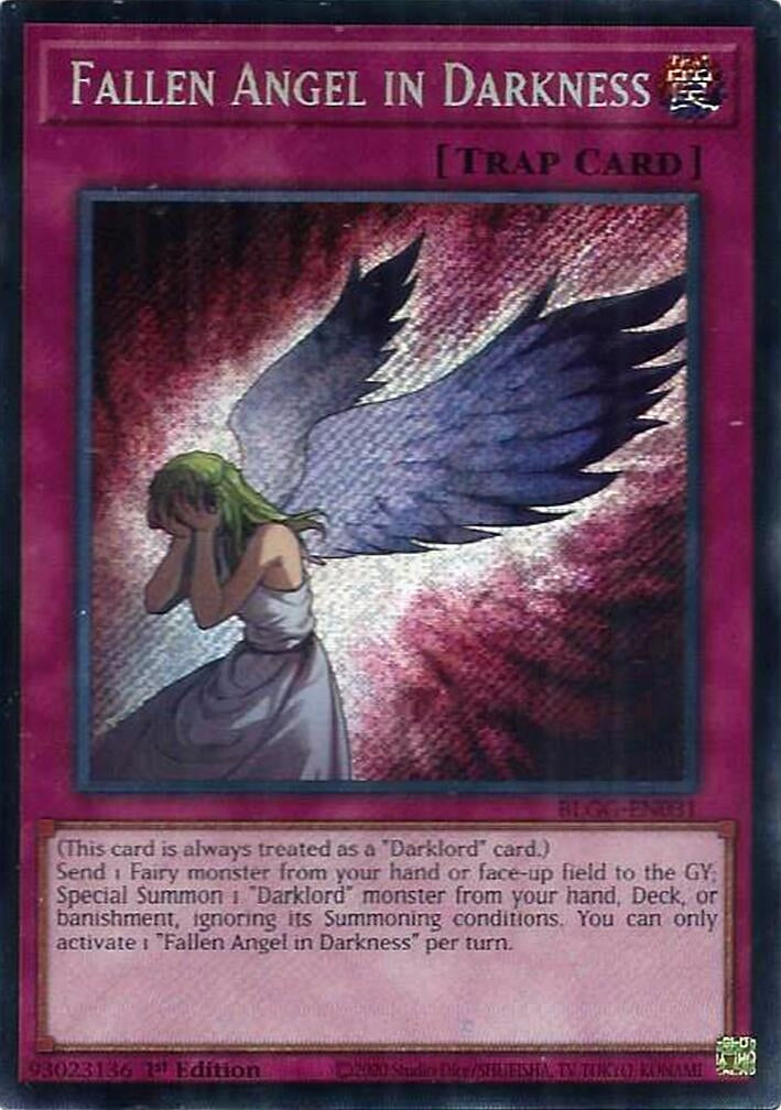 Fallen Angel in Darkness (BLGG-EN031) Secret Rare [PREORDER - Llegada: 08/07]