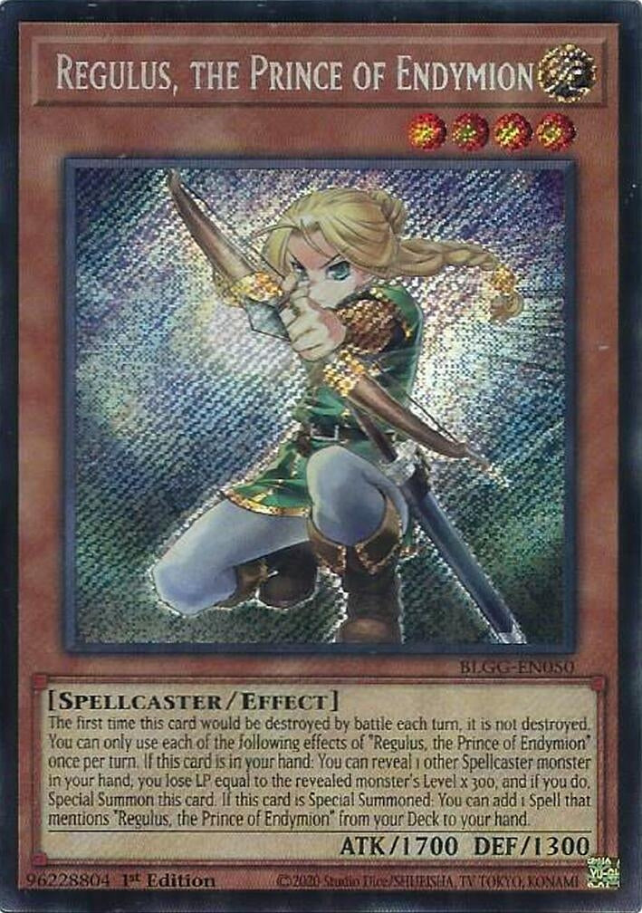 Regulus, the Prince of Endymion (BLGG-EN050) Secret Rare [PREORDER - Llegada: 08/07]