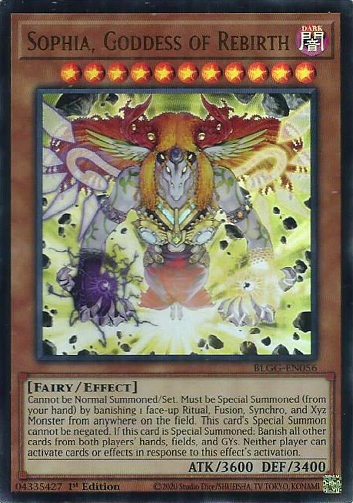 Sophia, Goddess of Rebirth (BLGG-EN056) Ultra Rare [PREORDER - Llegada: 08/07]