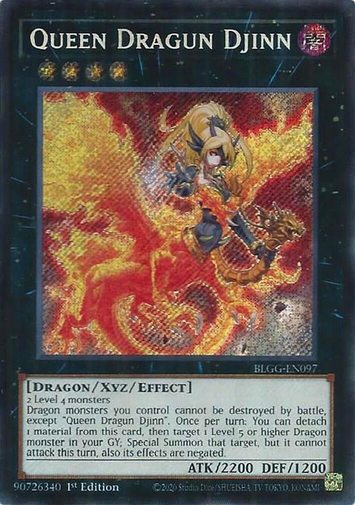 Queen Dragun Djinn (BLGG-EN097) Secret Rare [PREORDER - Llegada: 08/07]