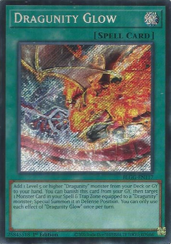 Dragunity Glow (BLGG-EN117) Secret Rare [PREORDER - Llegada: 08/07]