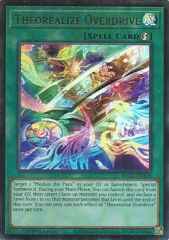 Theorealize Overdrive (BLGG-EN128) Ultra Rare [PREORDER - Llegada: 08/07]