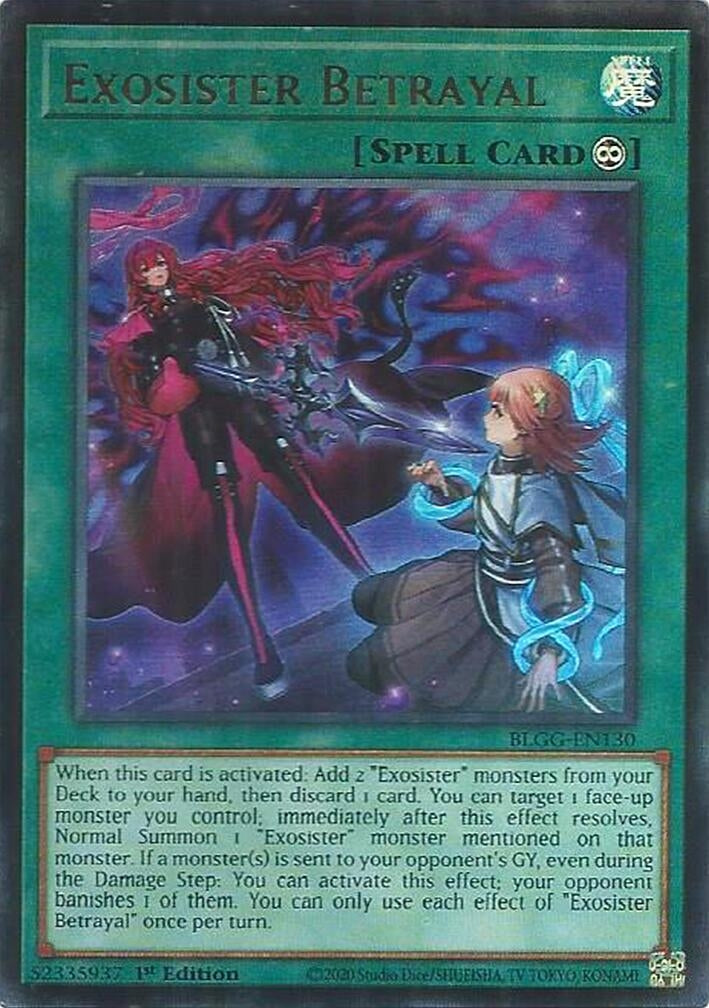 Exosister Betrayal (BLGG-EN130) Ultra Rare [PREORDER - Llegada: 08/07]