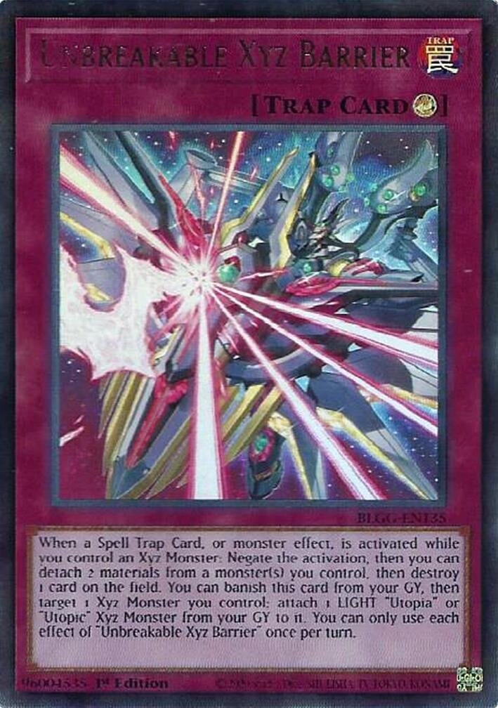 Unbreakable Xyz Barrier (BLGG-EN135) Ultra Rare [PREORDER - Llegada: 08/07]