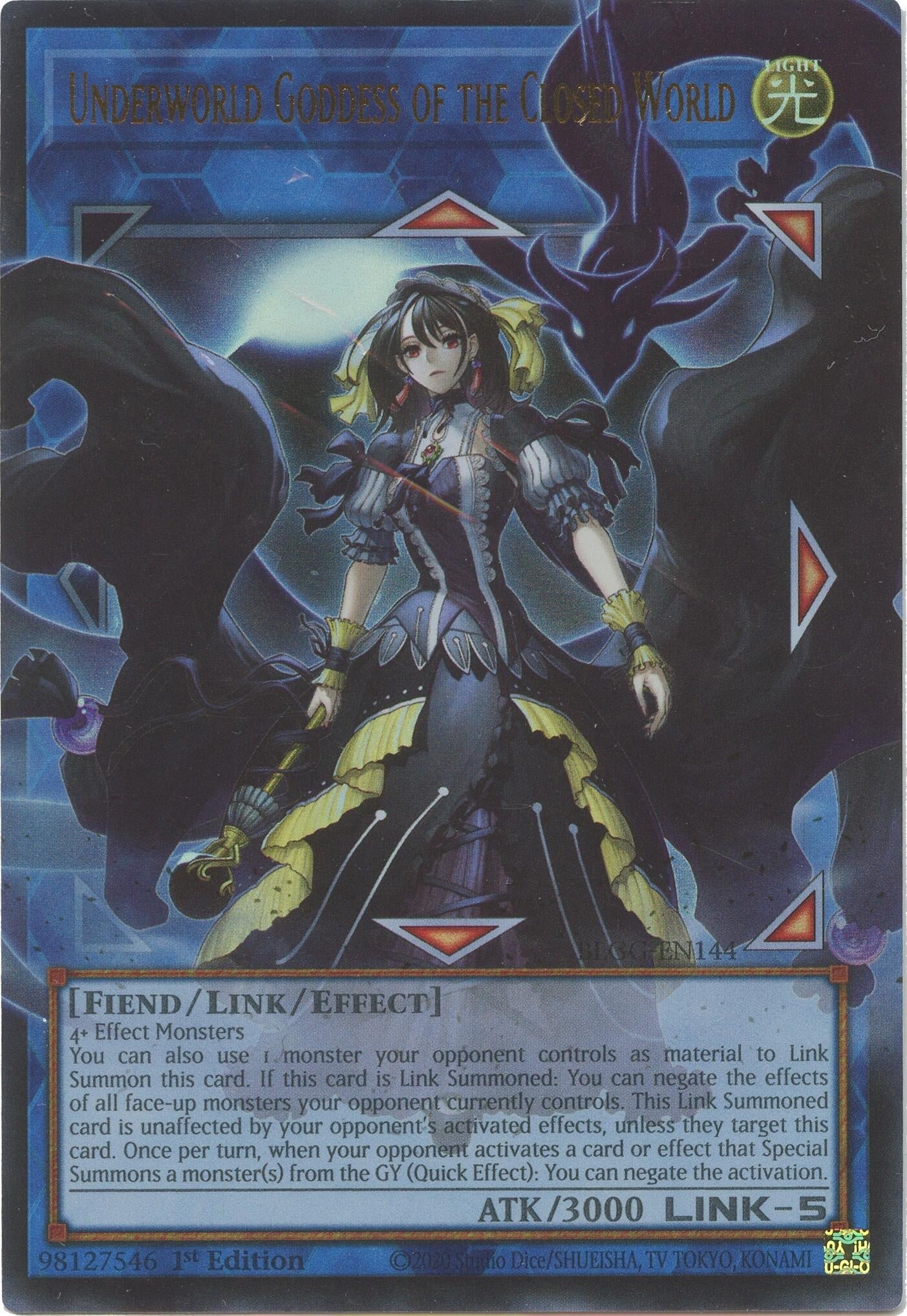 Underworld Goddess of the Closed World (BLGG-EN144) Ultra Rare [PREORDER - Llegada: 08/07]