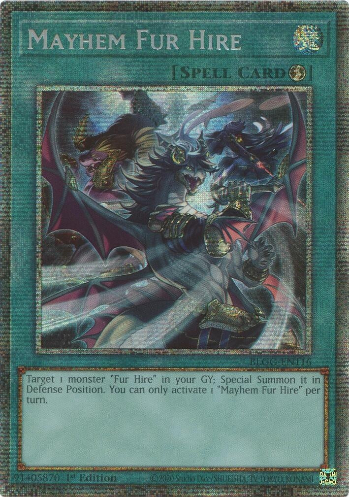 Mayhem Fur Hire (BLGG-EN116) Starlight Rare [PREORDER - Llegada: 08/07]