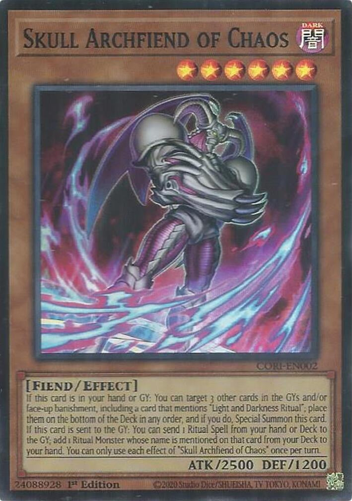 Skull Archfiend of Chaos (CORI-EN002) Super Rare [PREORDER - Llegada: 11/08]