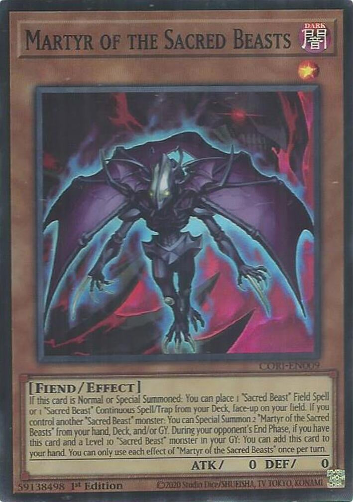 Martyr of the Sacred Beasts (CORI-EN009) Super Rare [PREORDER - Llegada: 11/08]