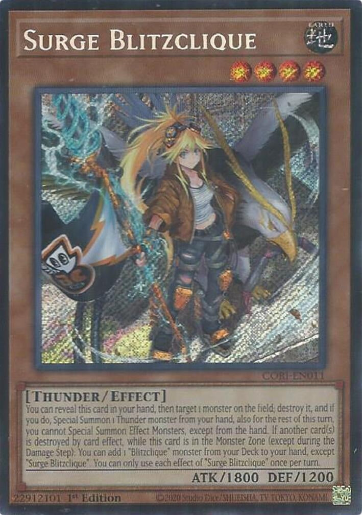 Surge Blitzclique (CORI-EN011) Secret Rare [PREORDER - Llegada: 11/08]