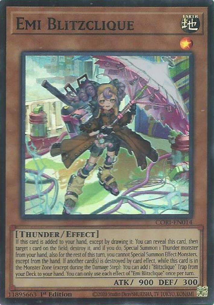 Emi Blitzclique (CORI-EN014) Super Rare [PREORDER - Llegada: 11/08]