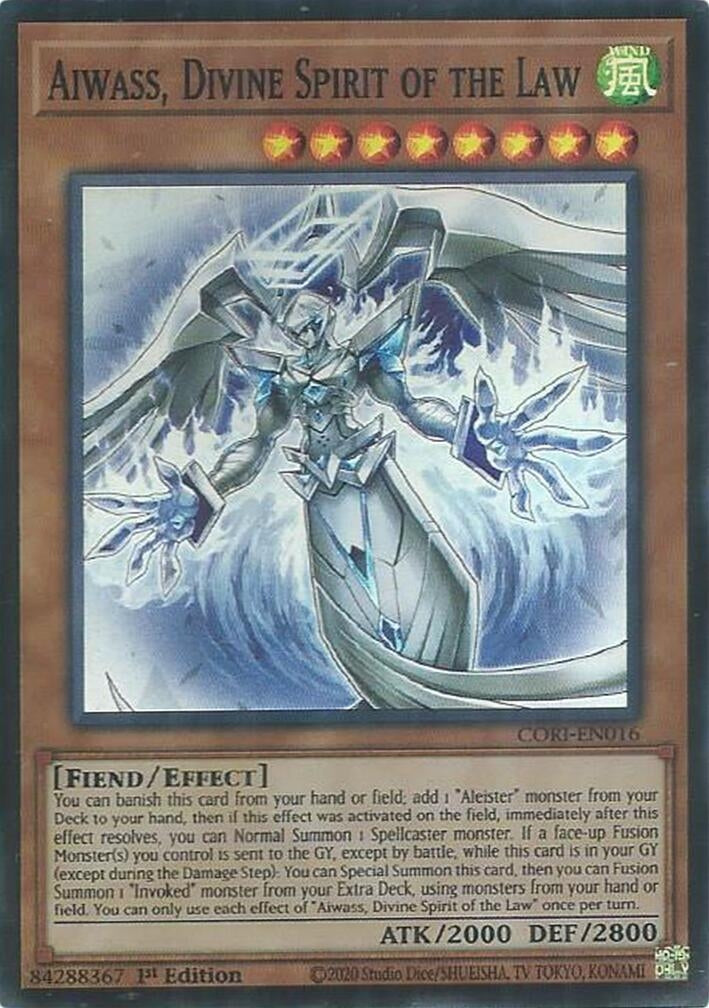 Aiwass, Divine Spirit of the Law (CORI-EN016) Super Rare [PREORDER - Llegada: 11/08]