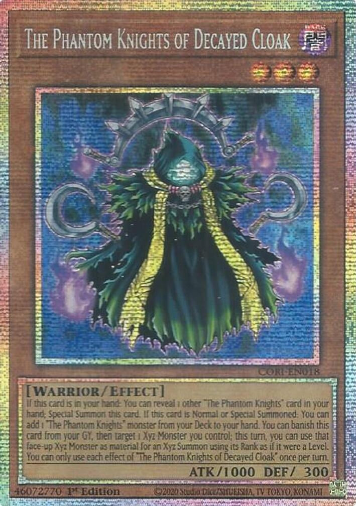 The Phantom Knights of Decayed Cloak (CORI-EN018) Starlight Rare [PREORDER - Llegada: 11/08]