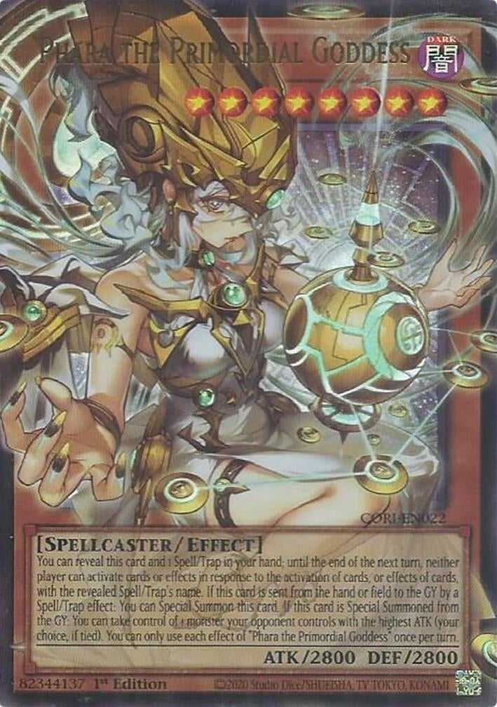 Phara the Primordial Goddess (Extended Art) (CORI-EN022) Ultra Rare [PREORDER - Llegada: 11/08]