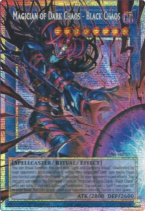 Magician of Dark Chaos - Black Chaos (Extended Art) (CORI-EN027) Starlight Rare [PREORDER - Llegada: 11/08]