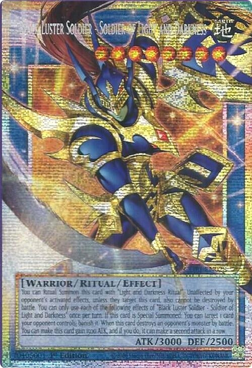 Black Luster Soldier - Soldier of Light and Darkness (Extended Art) (CORI-EN028) Starlight Rare [PREORDER - Llegada: 11/08]