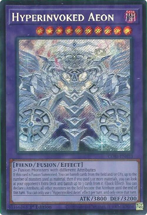 Hyperinvoked Aeon (CORI-EN033) Secret Rare [PREORDER - Llegada: 11/08]