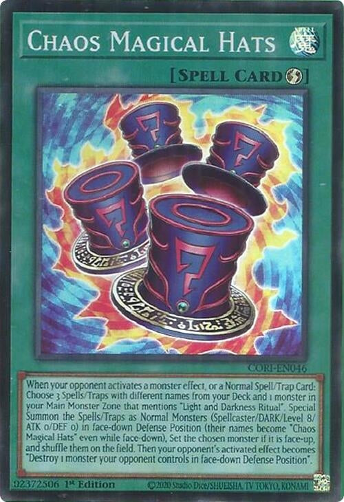 Chaos Magical Hats (CORI-EN046) Super Rare [PREORDER - Llegada: 11/08]