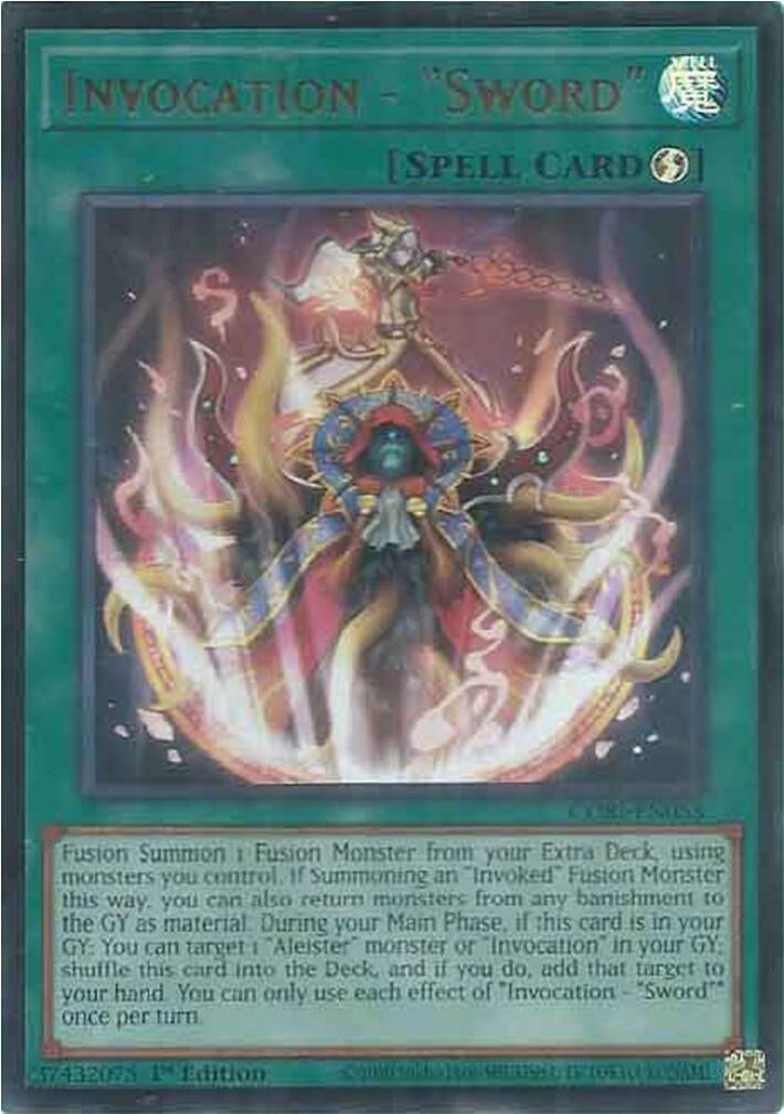 Invocation - "Sword" (CORI-EN053) Ultra Rare [PREORDER - Llegada: 11/08]