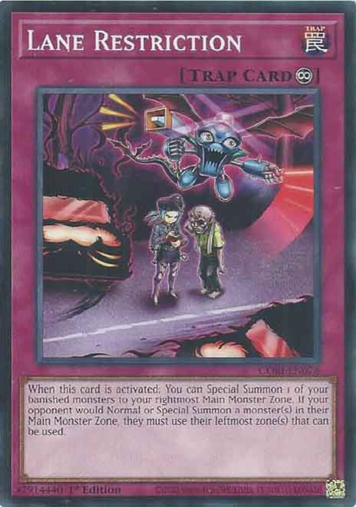Lane Restriction (CORI-EN078) Common [PREORDER - Llegada: 11/08]