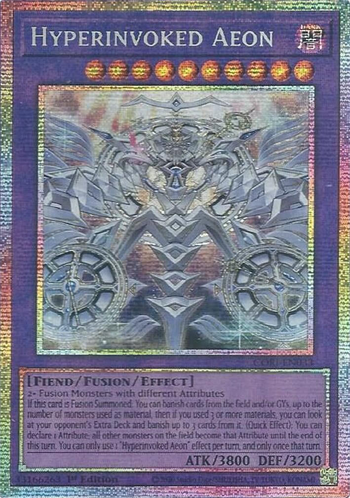 Hyperinvoked Aeon (CORI-EN033) Starlight Rare [PREORDER - Llegada: 11/08]