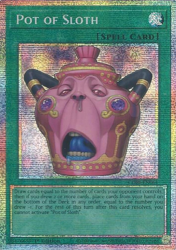 Pot of Sloth (CORI-EN061) Starlight Rare [PREORDER - Llegada: 11/08]
