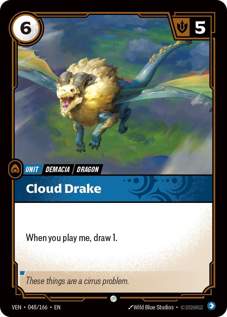 (VEN-048/166) Cloud Drake - Common