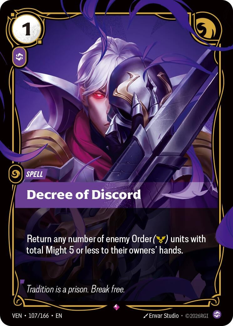 (VEN-107/166) Decree of Discord - Rare