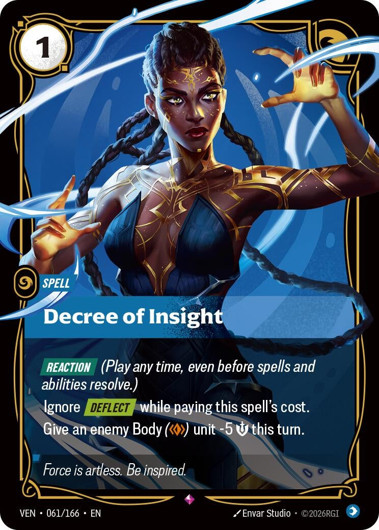 (VEN-061/166) Decree of Insight - Rare